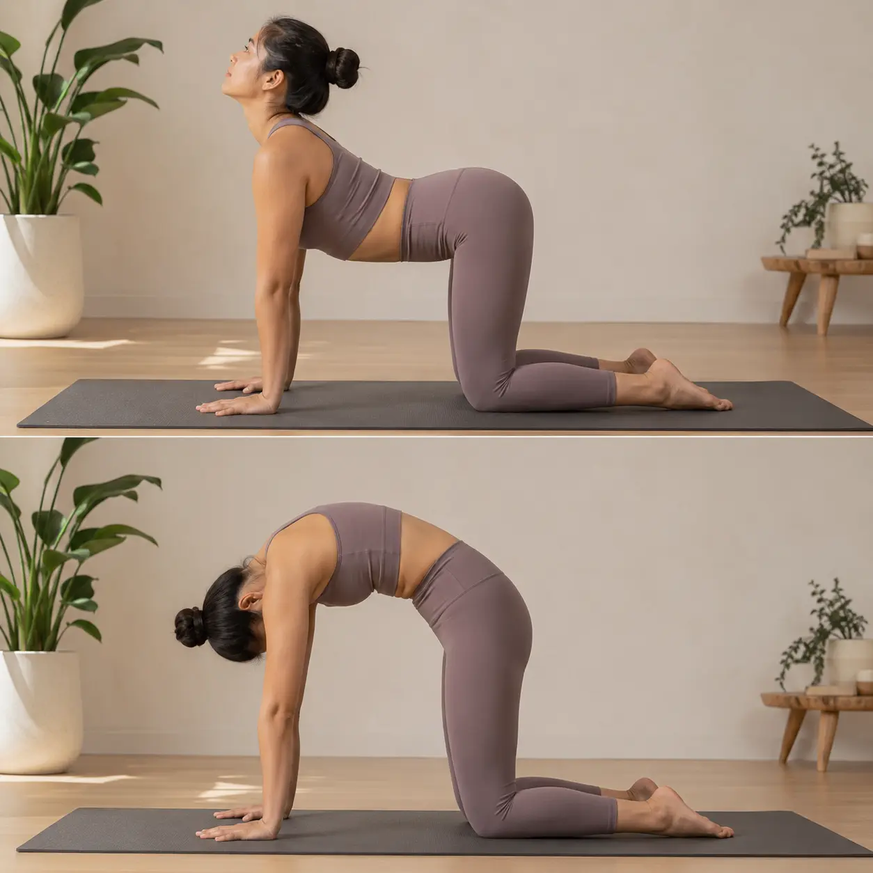 Using soft, flowing spine movements to safely clear out chronic neck stiffness and shoulder tension