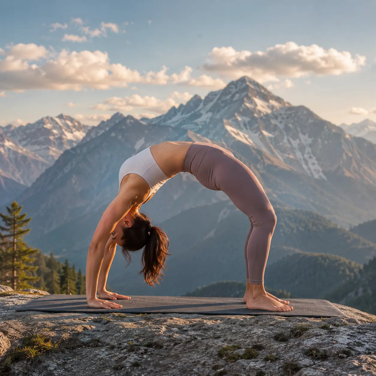 Restoring vertical posture alignment and thyroid perfusion through therapeutic yoga alignments