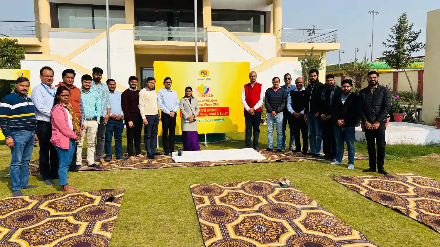 Shringarika Mishra with the professional team at GAIL India Limited