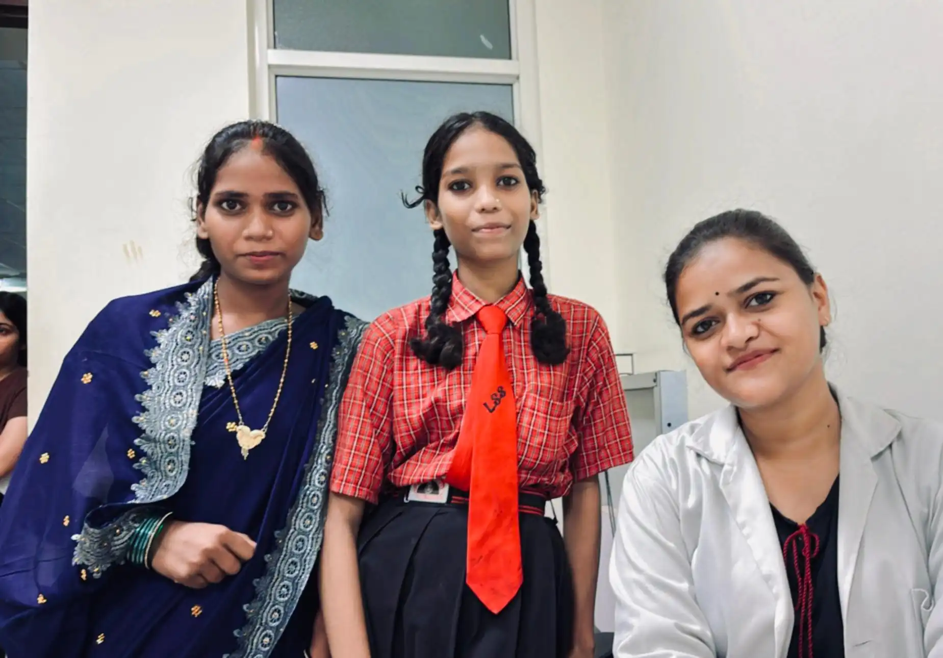 Clinical yoga session with a patient at BHU IMS
